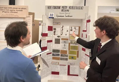 Antonín Hubený zvítězil v oborové skupině Humanitních a společenských vědách.