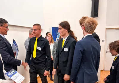 Projekt Strnadi zvítězil v oborové skupině Inženýrské a technické vědy - předávání ocenění