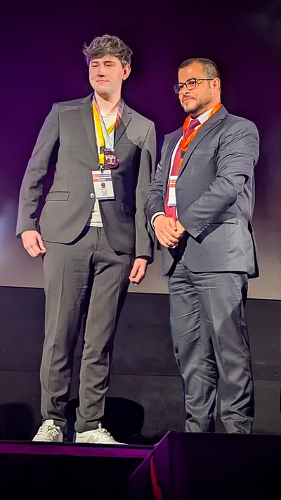 Štěpán Dudycha - stříbrná medaile v oboru Multimédia