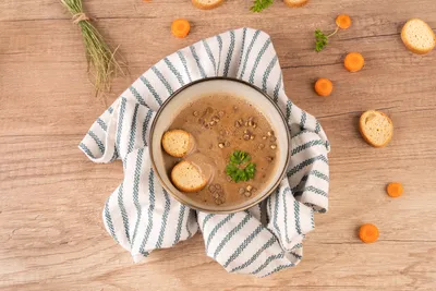 Produktová fotografie pro Keto Diet - čočková polévka