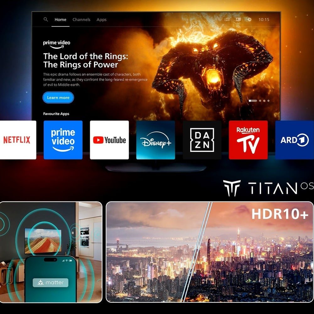 Philips 43PUS7000/12 43" LED 4K Ultra HD Smart Titan OS TV - Thumbnail 5