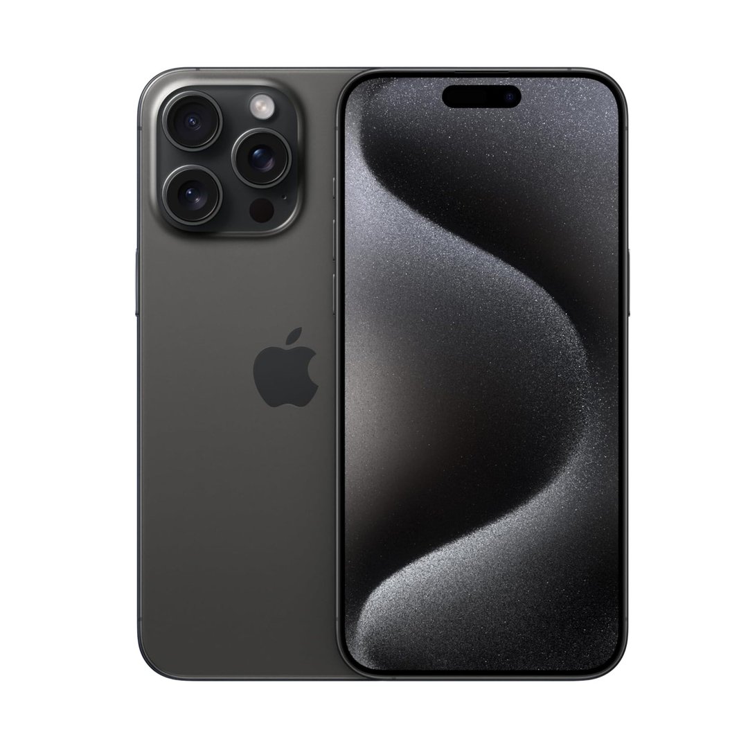 Apple iPhone 15 Pro Max, Black Titanium, 512GB