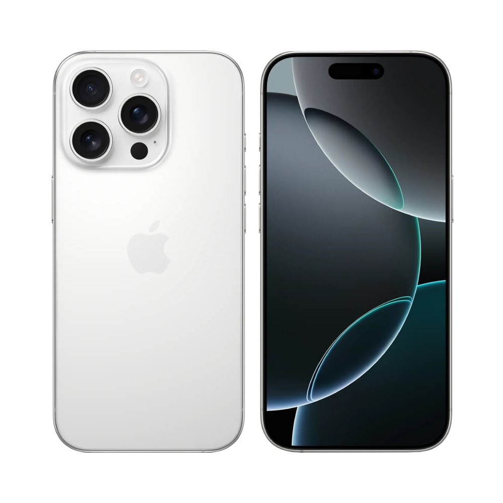 Apple iPhone 16 Pro, White Titanium, 128GB