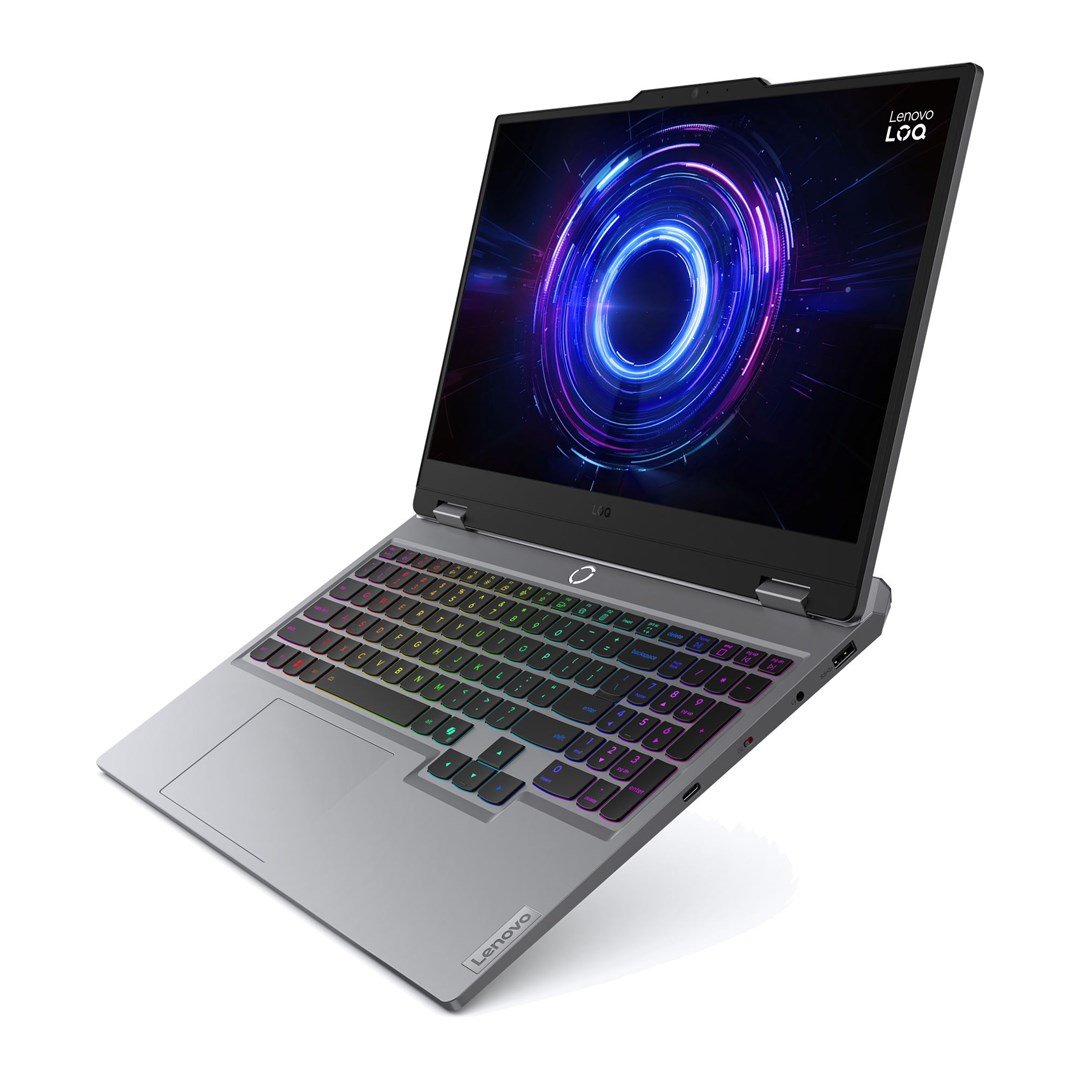 Lenovo LOQ 15IRX10 Laptop, 15.6", Intel i5-13450HX, 32GB DDR5 4800, 1TB SSD, NVIDIA GeForce RTX 5060 8GB, Grey - Thumbnail 5