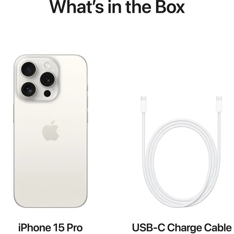 Apple iPhone 15 Pro, 1TB, White Titanium - Thumbnail 6