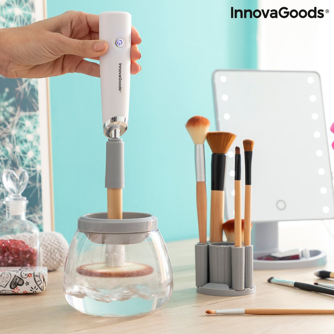 InnovaGoods Maklin Automatic Make-up Brush Cleaner and Dryer - Thumbnail 2