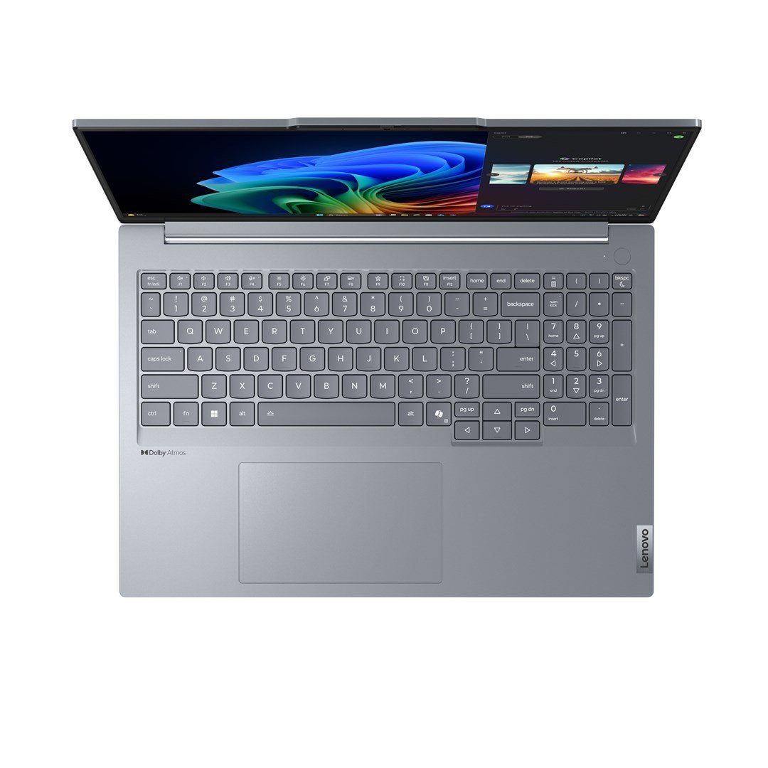 Lenovo ThinkBook 16 G7 Laptop, 16", Qualcomm Snapdragon X Plus X1P-42-100, 32GB RAM, 512GB SSD, Grey - Thumbnail 16