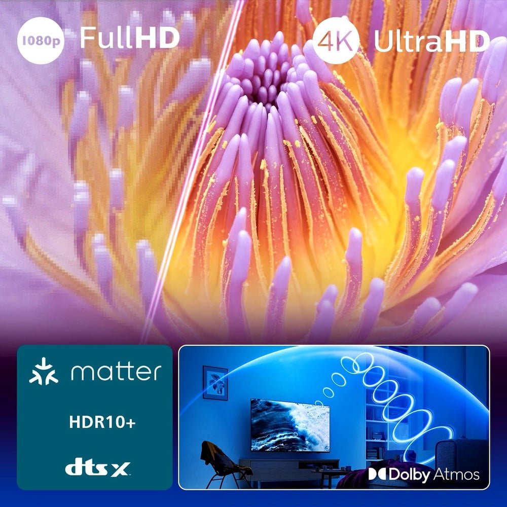 Philips 43PUS7000/12 43" LED 4K Ultra HD Smart Titan OS TV - Thumbnail 4