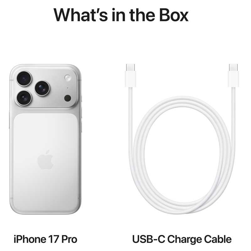 Apple iPhone 17 Pro, 1TB, Silver - Thumbnail 4