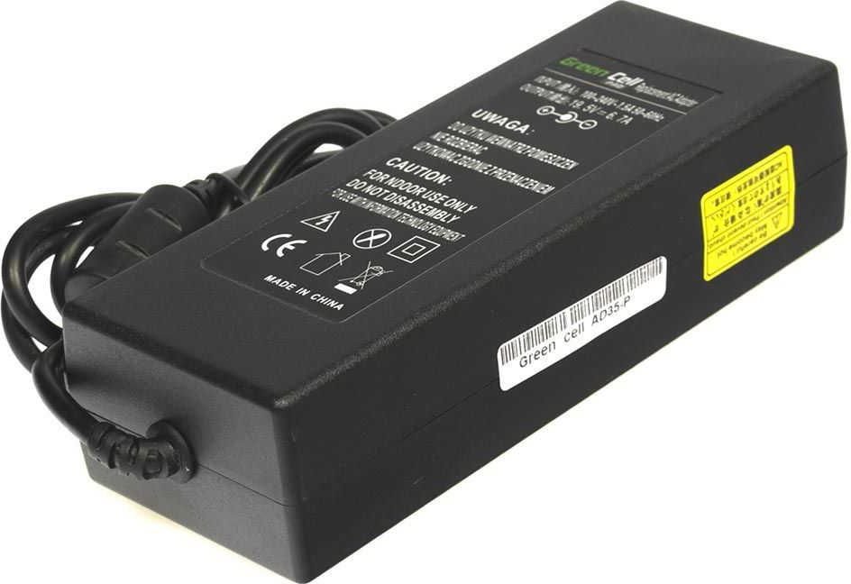 Green Cell Laptop Charger, 130W, 6.7A, 19.5V, Black