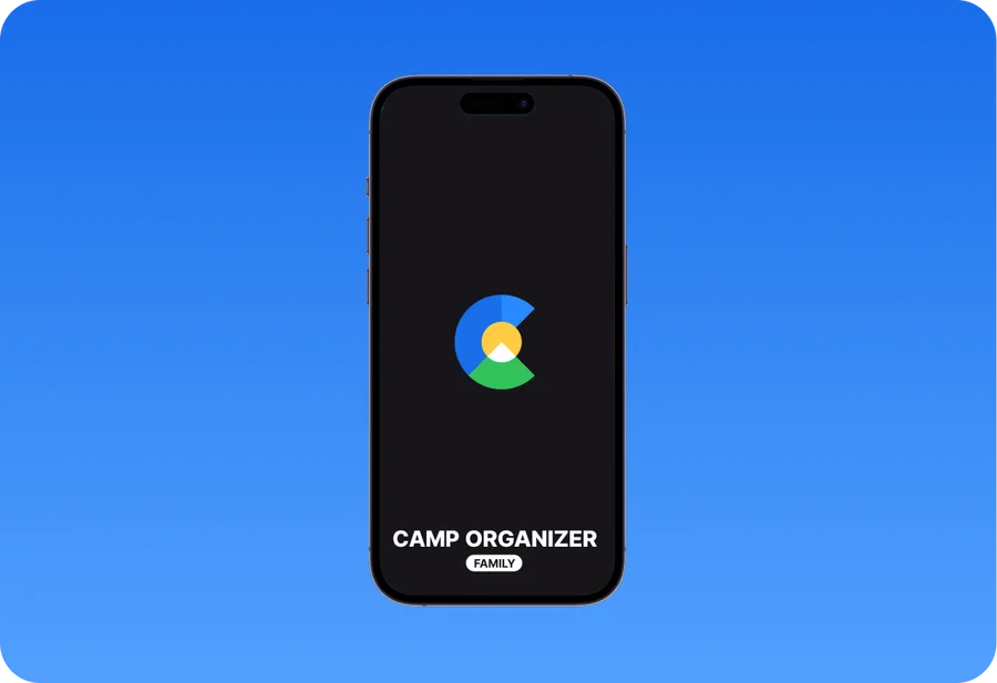 Family Mobile app on a phone
