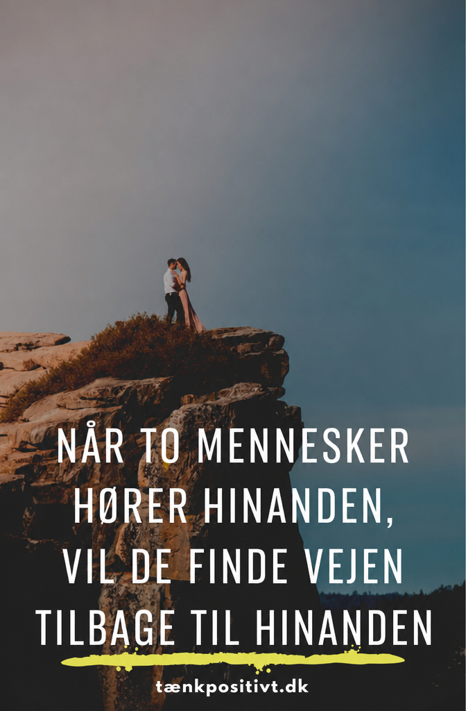 Als Twee Mensen Bij Elkaar Horen, Zullen Ze De Weg Naar Elkaar Terugvinden