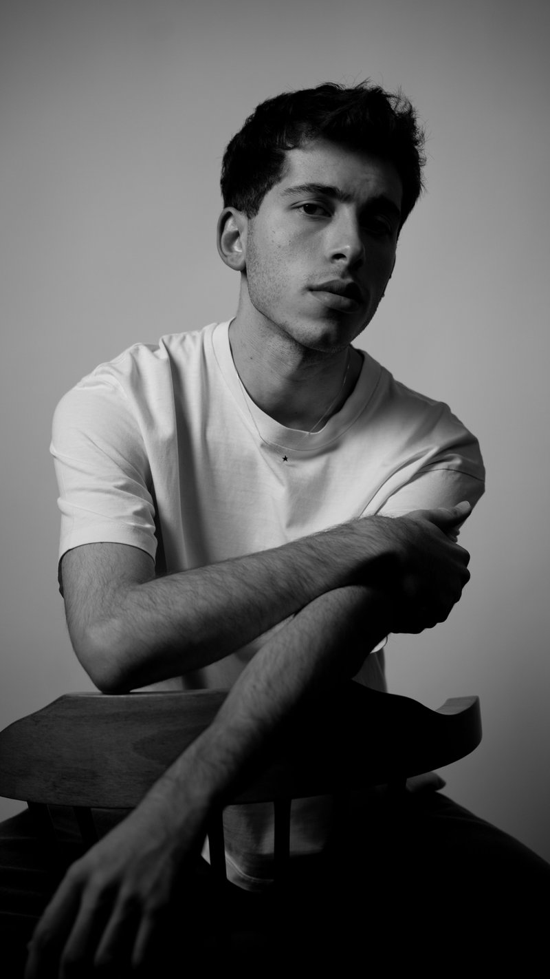 Classic Black and White Male Portrait in Studio · Free Stock Photo
