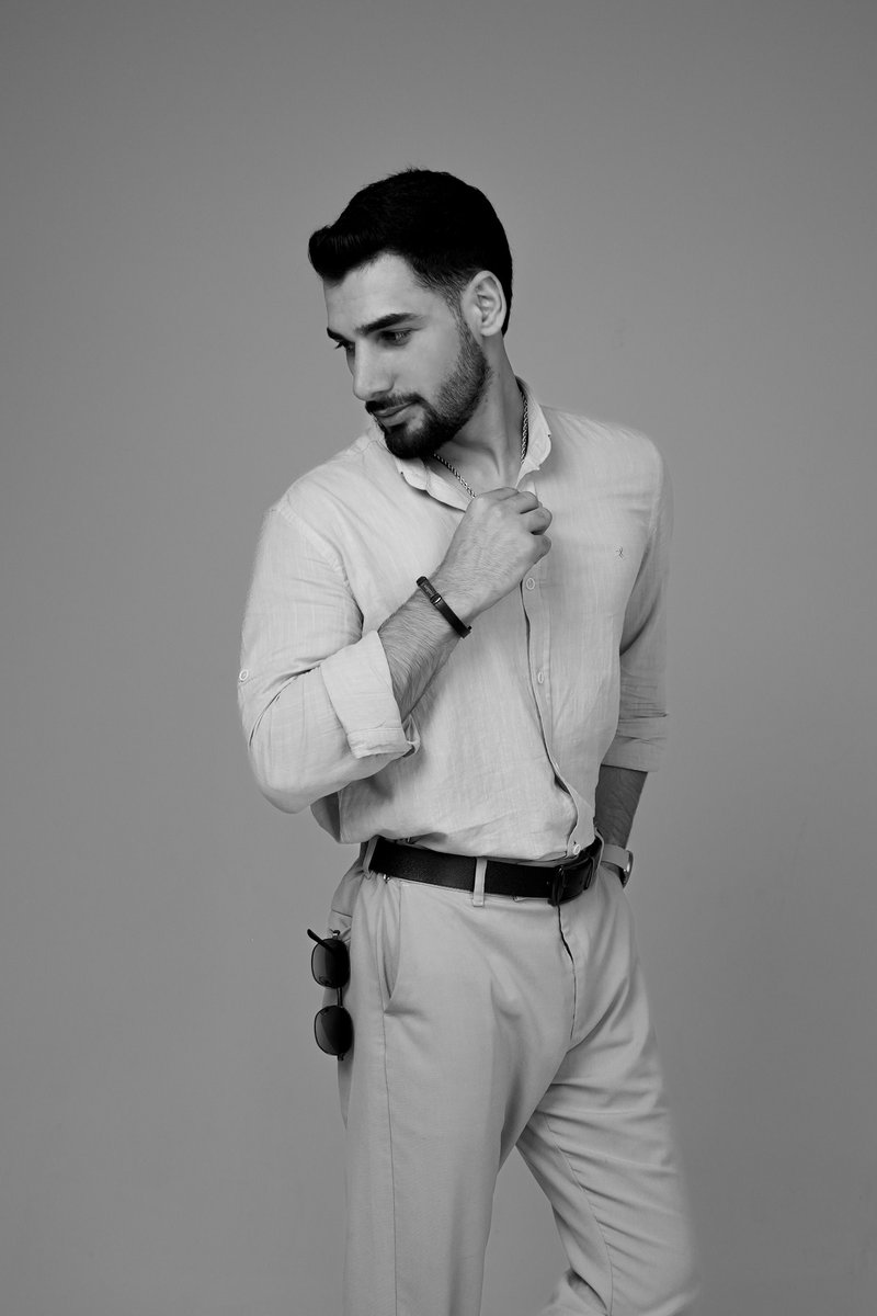 Stylish Black and White Portrait of Fashionable Man · Free Stock Photo