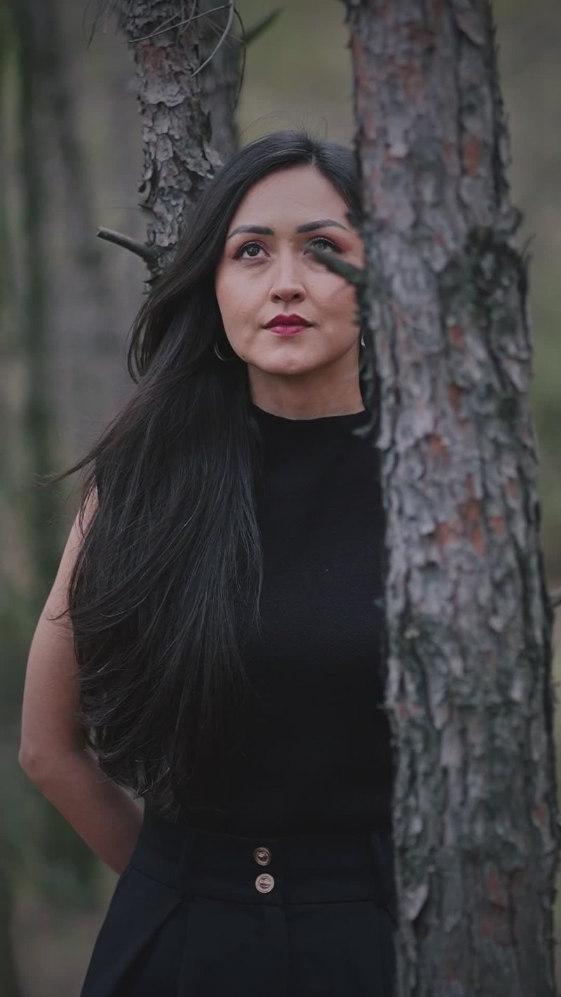 Solitary Woman in Nature's Embrace Free Stock Video Footage, Royalty-Free 4K & HD Video Clip