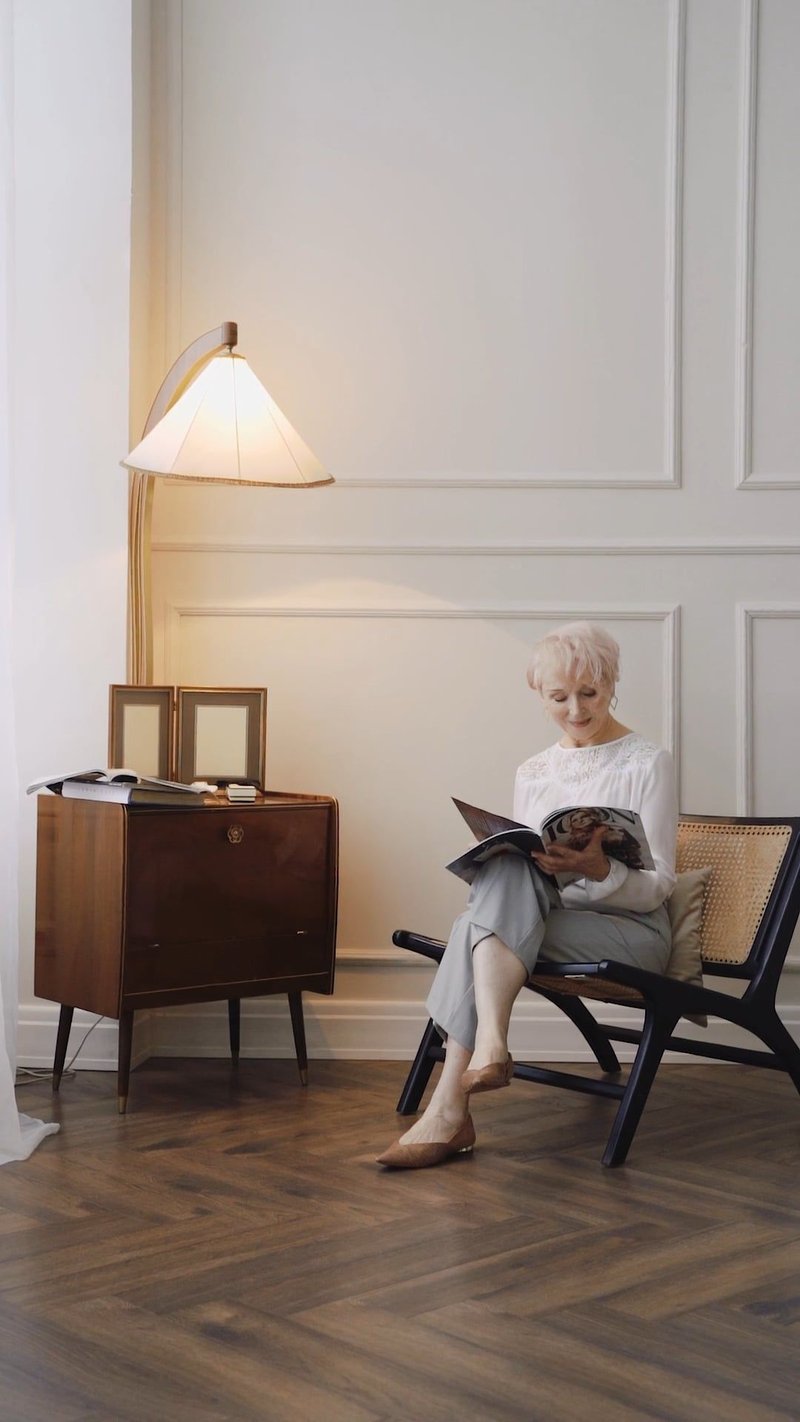 Elderly Woman Reading a Magazine Free Stock Video Footage, Royalty-Free 4K & HD Video Clip