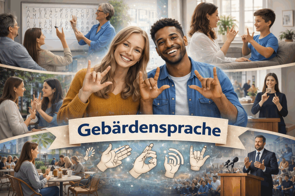 Gebärdensprache Symbolbild