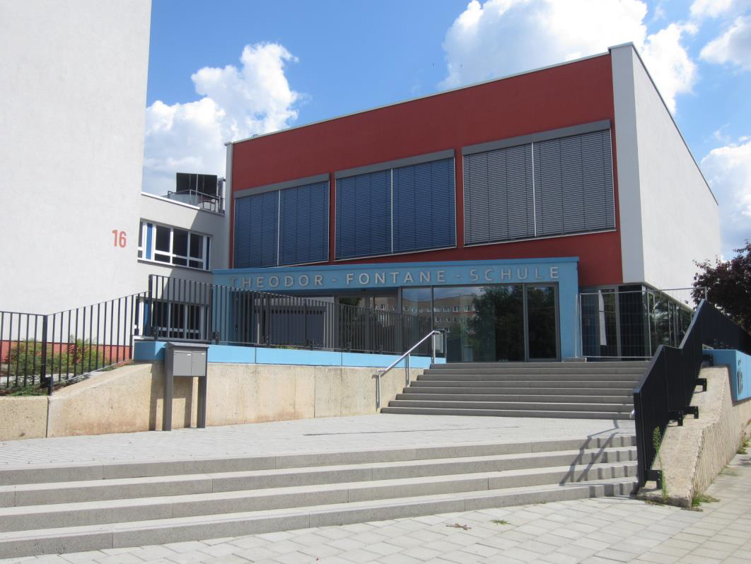 Eingangsbereich der Theodor-Fontane Gesamtschule