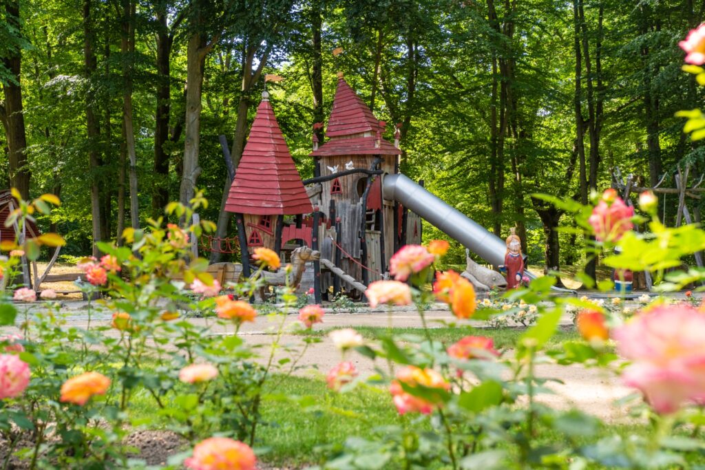 Kindertag im Ostdeutschen Rosengarten Forst (Lausitz)