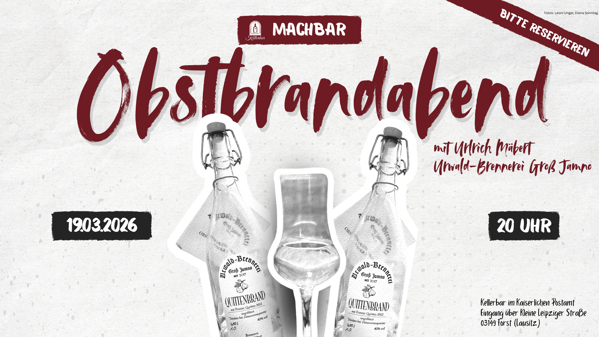 Obstbrandabend mit der Urwald Brennerei