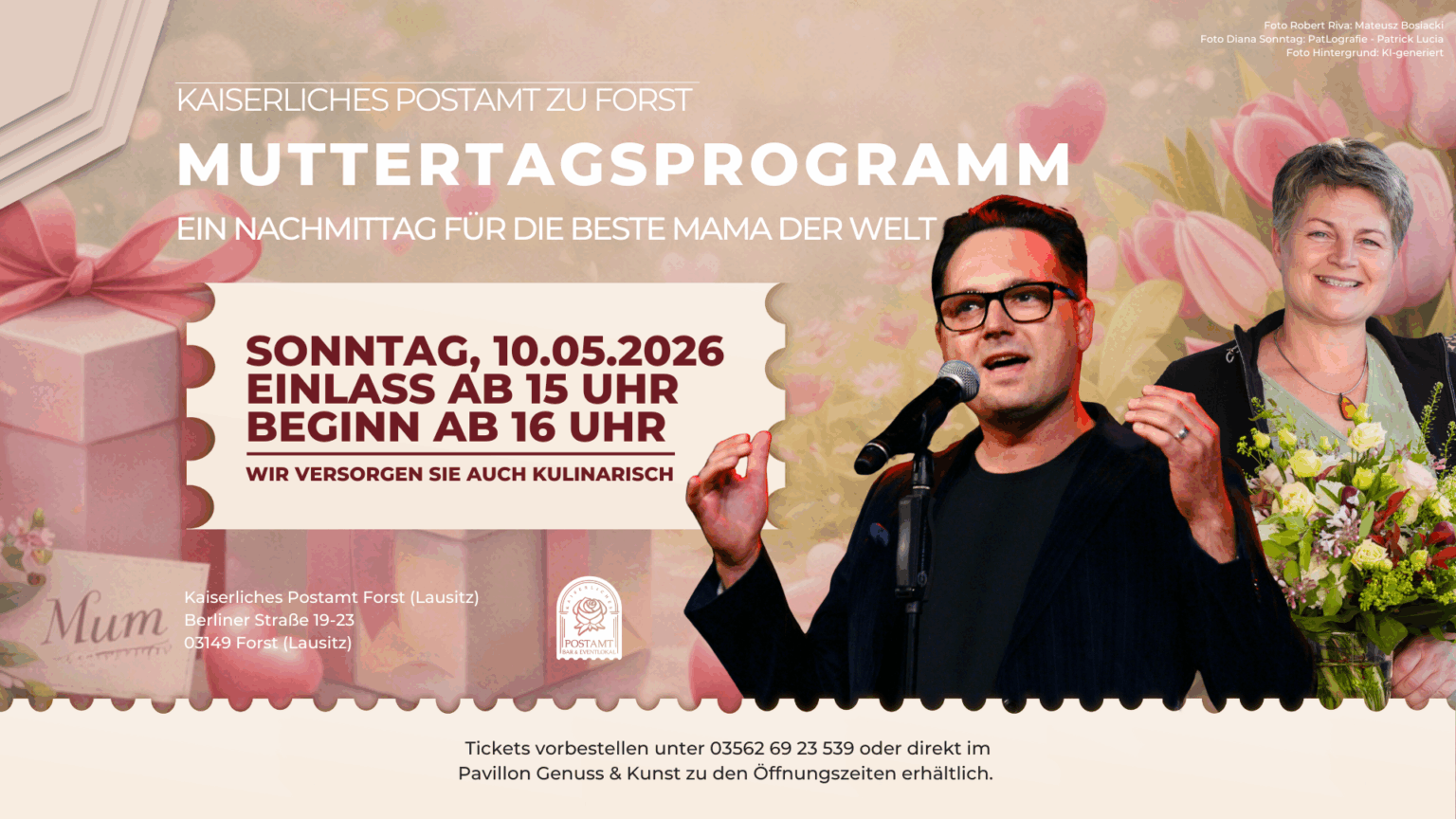Muttertagsprogramm mit Robert Riva und Diana Sonntag