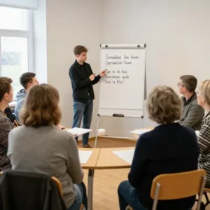 Sorbisch Kurs der Schule für Niedersorbische Sprache und Kultur