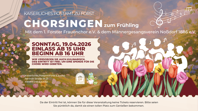 Frühlingsliedersingen mit den Forster Chören