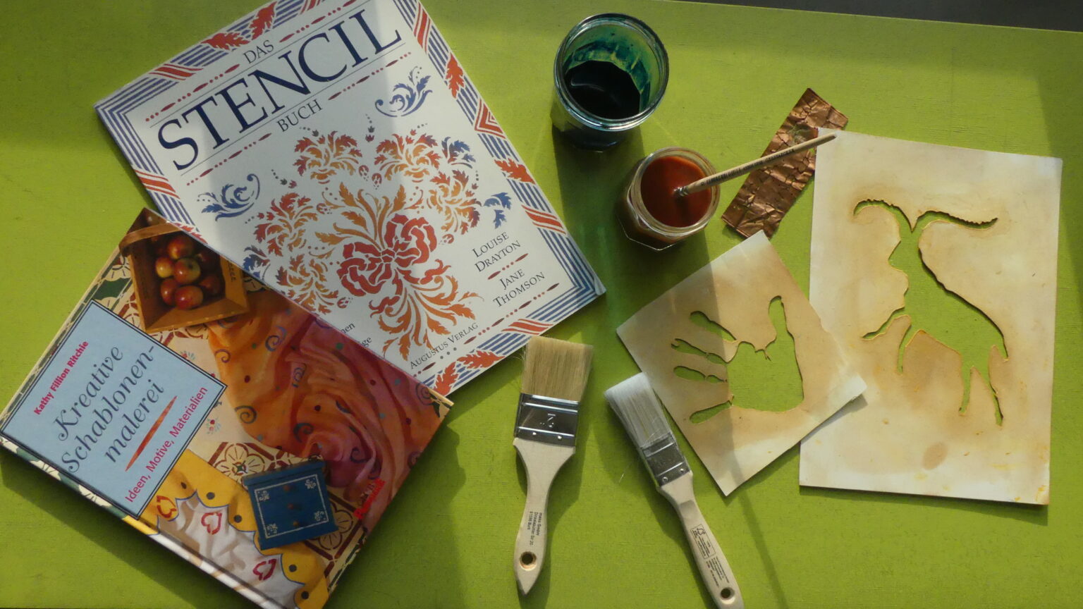 Schablonen - Malerei