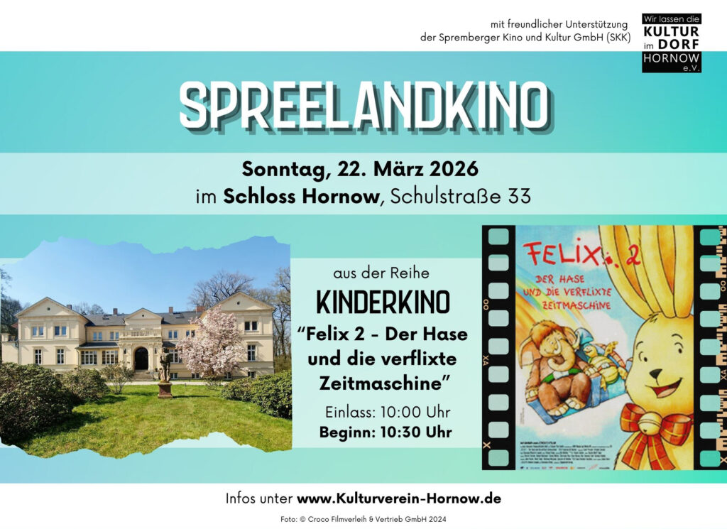 SPREELANDKINO für Kinder – Felix 2 - Der Hase und die verflixte Zeitmaschine