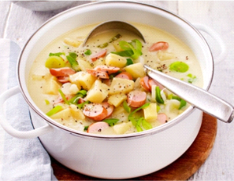 Sorbische/Wendische historische Küche - Kartoffelsuppe