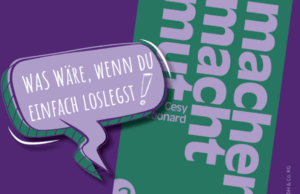 Lesung mit Cesy Leonard aus ihrem Buch „Machen macht Mut. Gegen die Gleichgültigkeit“