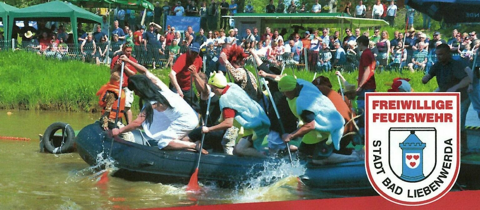 30. Schlauchbootrennen der Feuerwehren in Bad Liebenwerda