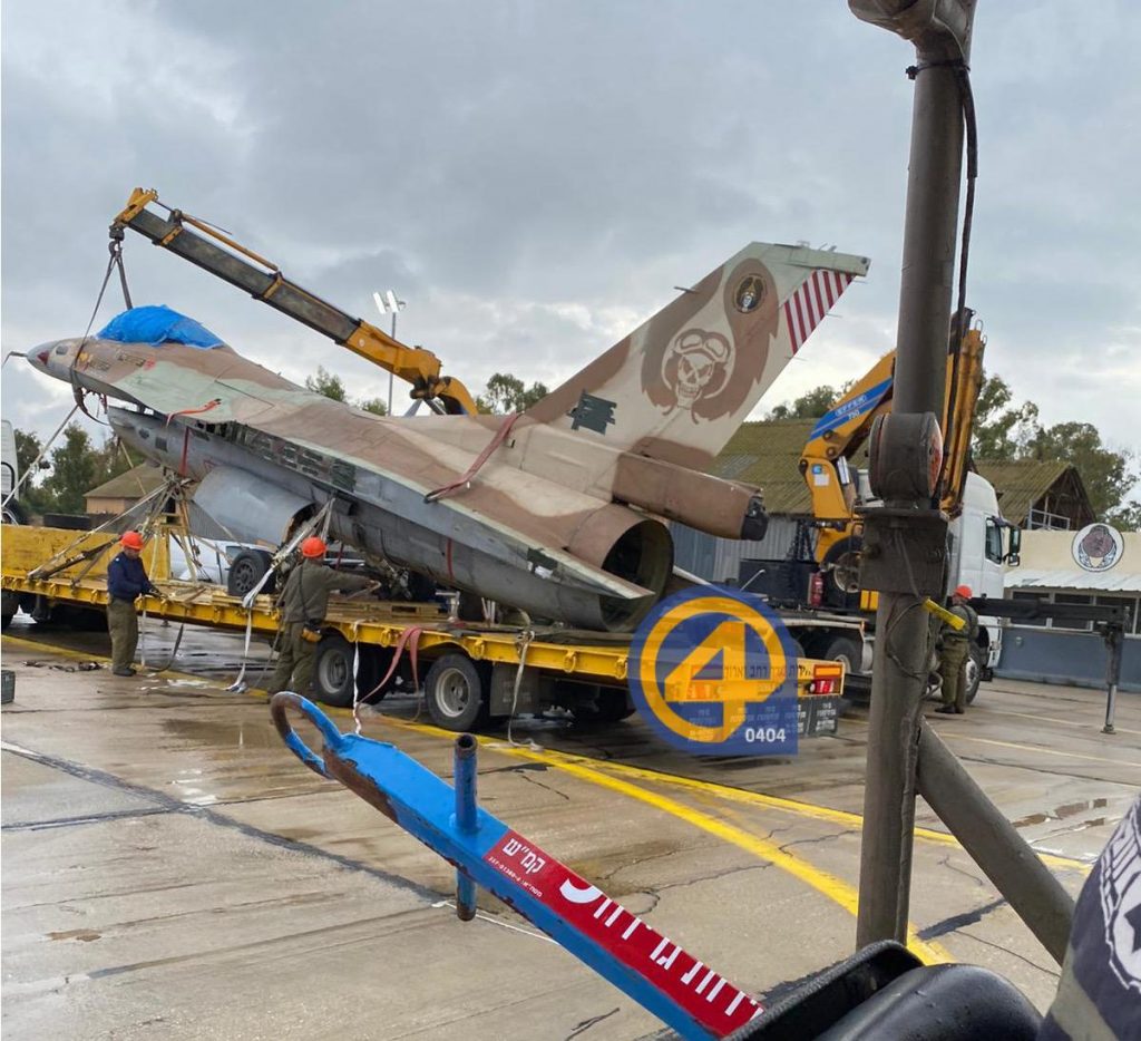 نقل طائرات F16 تضررت في المنخفض الأخير