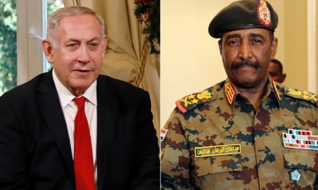 نتنياهو يلتقي بالرئيس السوداني