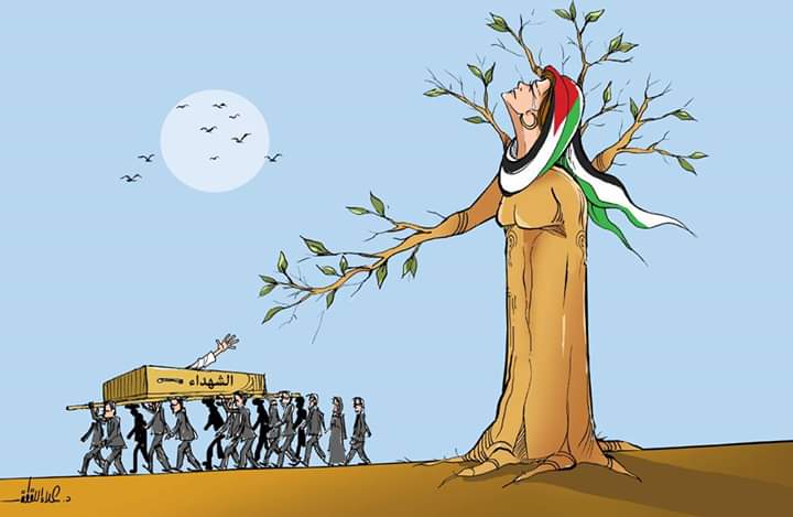 أم الشهيد سلامٌ عليكِ بما صبرتِ
