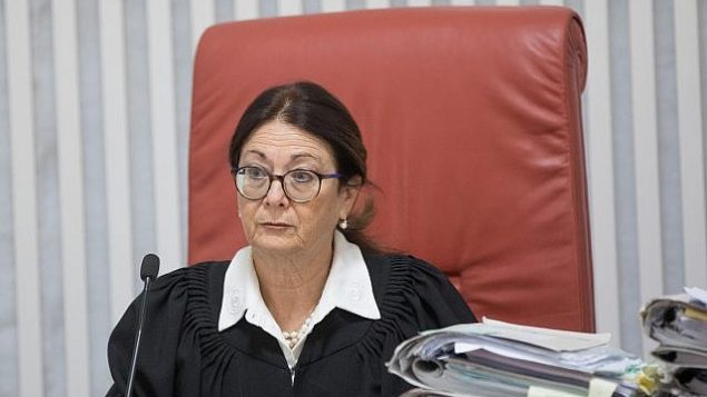 رئيسة المحكمة العليا في الكيان مُهددة بالقتل