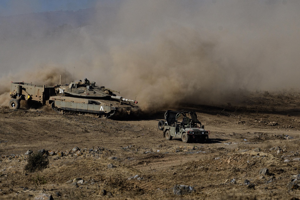 انتشار قوات الاحتلال الاسرائيلي في الجولان