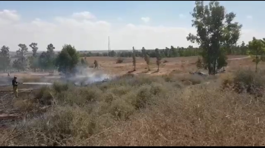حريق في المجلس الإقليمي أشكول