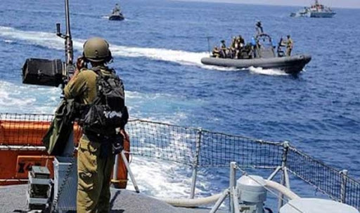 بحرية الاحتلال تنشر نظام إطلاق نار بالقرب من السياج البحري لقطاع غزة