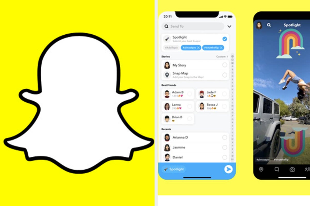 سناب شات تطلق قسم Spotlight لمنافسة تيك توك