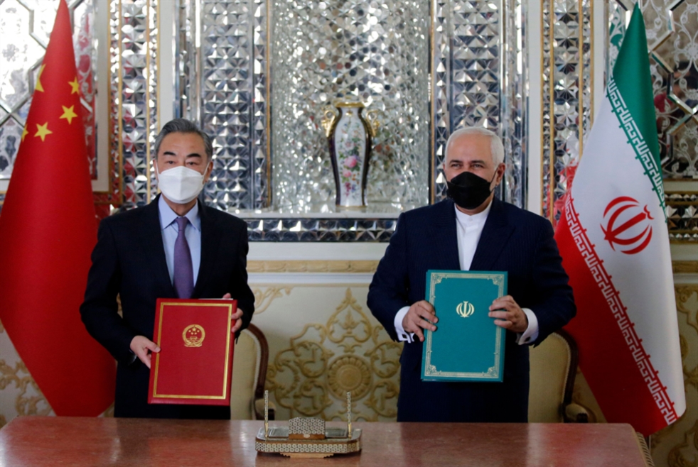 الاتفاقية الإيرانية الصينة بُعيون عسكرية