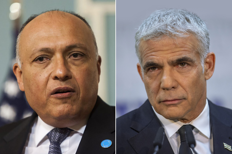 إجتماع لوزير خارجية الكيان "يائير لابيد" مع وُزراء خارجية الاتحاد الأوروبي