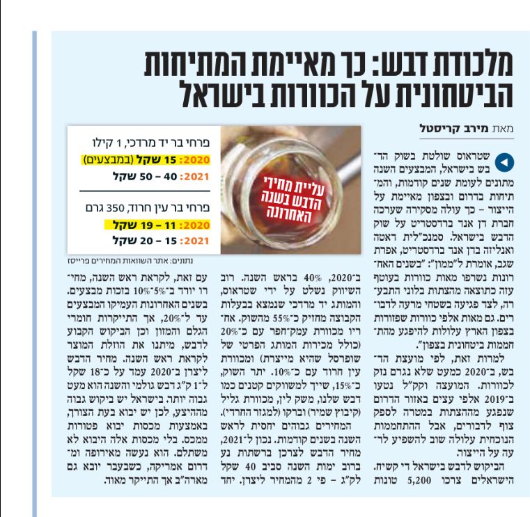 هكذا تُهدد التوترات الأمنية خلايا النحل في "إسرائيل"