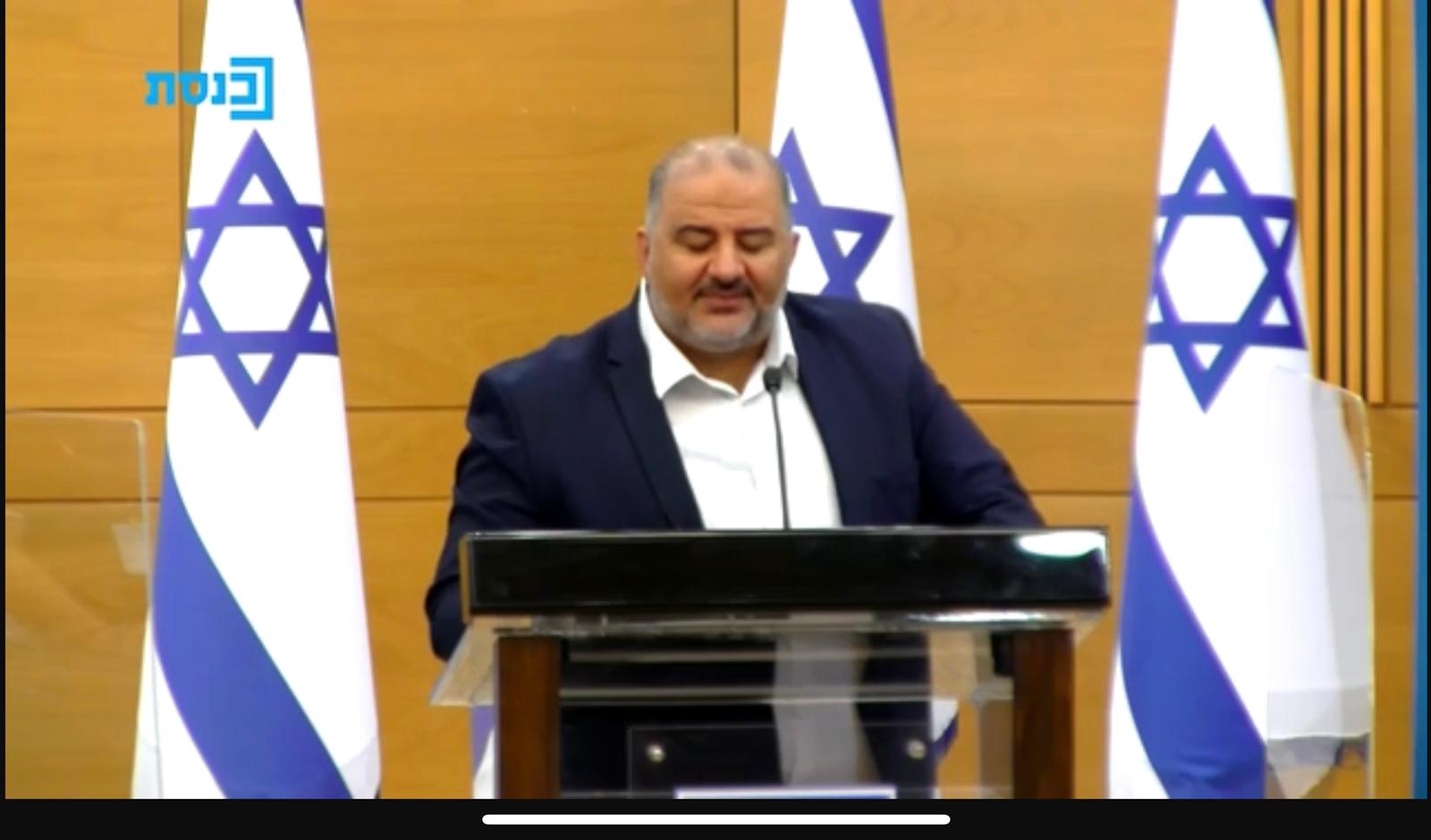 منصور عباس: "لا نستبعد الانضمام إلى الحكومة في المستقبل"