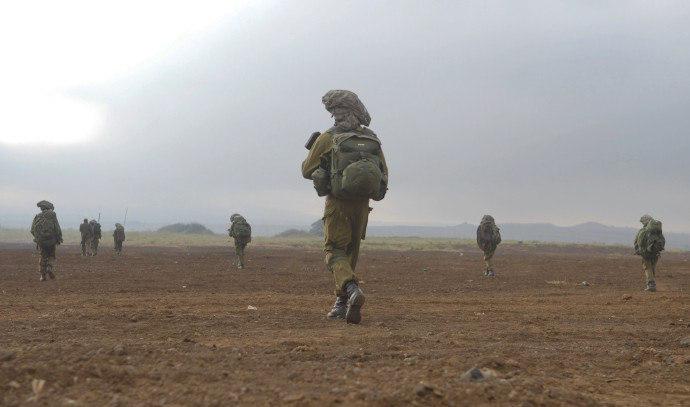 تدريب عسكري في المُستوطنات المُحيطة بقطاع غزة اليوم