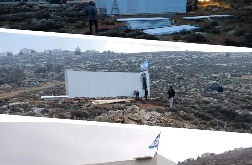 جيش العدو يخلي بؤرة استيطانية بالضفة الغربية