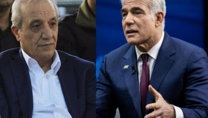 لبيد يلتقي برئيس المُخابرات الفلسطينية داخل الكيان