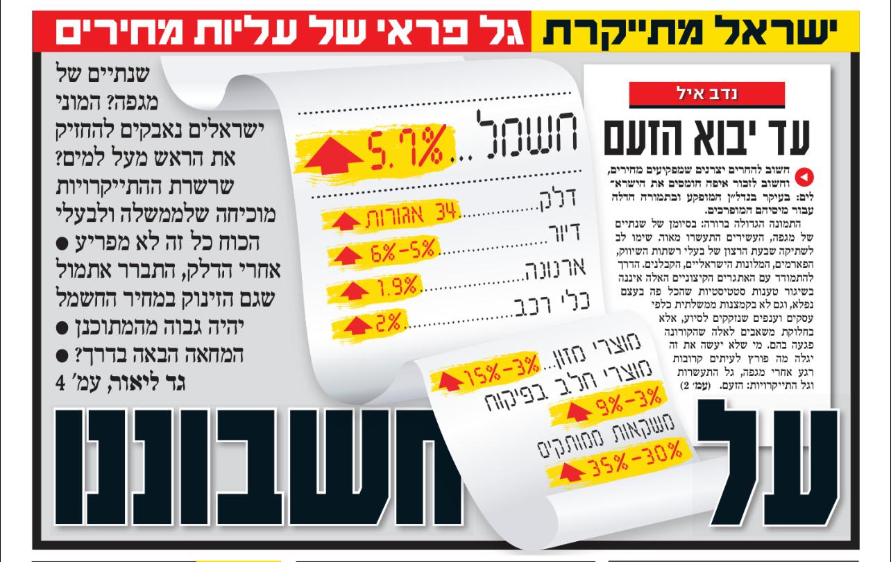 تصاعد الغلاء في كيان العدو "إسرائيل"