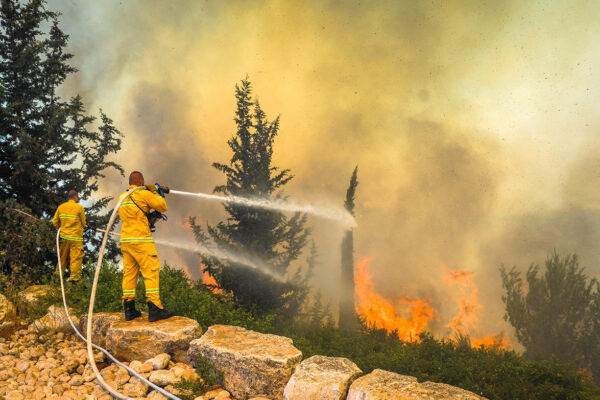 العدو يستعد لإشعال الفلسطينيين الحرائق المتعمدة بالمستوطنات  