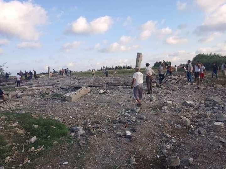 بالصور: القصف الصهيوني الذي استهدف مدينة طرطوس في سوريا